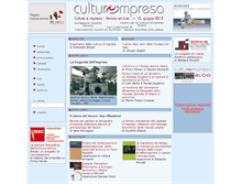 Tablet Screenshot of cultureimpresa.it
